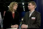 Helle Thorning-Schmidt og Frank Jensen slås om formandsposten. - Foto: Jens Dresling 