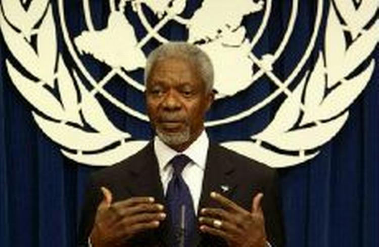 Kofi Annan kritiseres for at have været blind for problemer, som hans søn har skabt. - Foto: AP 
