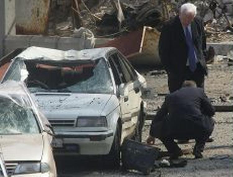 Tyve personer blev dræbt ved attentatet i Beirut 14. februar. - Foto: AP 