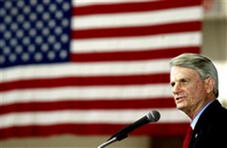 Den kontroversielle tidligere demokratiske senator Zell Miller er ansat som lobbyist i det advokatfirma, Novo Nordisk bruger til at påvirke politikere i USA.   Foto: AP 