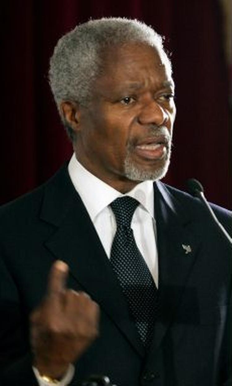 Kofi Annan får også kritik i den seneste rapport. - Arklivfoto: AP 