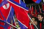De nordkoreanske fans er berygtet for deres lidenskab. - Arkivfoto: AP 