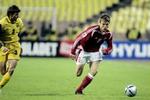 Jesper Grønkjær stred forgæves i Kijev, men tror stadig på Danmarks VM-chance. - Foto: Thomas Borberg 