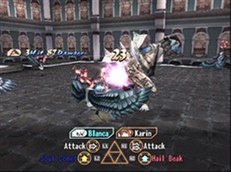 Der er lige dele blød tegneseriestil og dunkel okkultisme over  Shadow Hearts: Covenant , der ikke genopfinder konsolrollespillet, men indeholder mange friske tiltag, blandt andet et dynamisk, krævende kampsystem. 