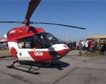 Den nye lægehelikopter er placeret i den tyske by Niebüll. - Foto Localeyes 