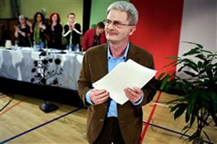 Holger K. Nielsen havde en bevæget dag i Herning. - Foto: Rasmus Baaner 