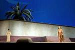 Teaterchef Michael Christiansen mener ikke, at tæppet kan bruges før en opera som Aida. - Foto: Kim Nielsen 