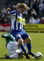 Fredrik Berglund scorede målet til 2-0. - Foto: Lars Skaaning 