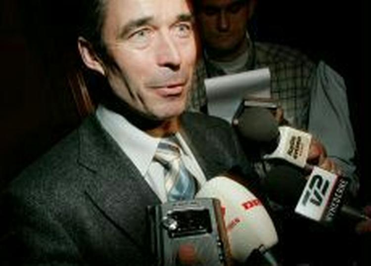 Statsminister Anders Fogh Rasmussen (V) fastholder, at det stadig er planen, at TV 2 skal sælges. - Foto: Mads Nissen 
