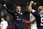 Morten 'Duncan' Rasmussen slipper for strraf, efter at han i søndags scorede med hånden mod FC København. - Arkivfoto: Thomas Wilmann 