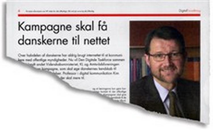 Glad minister. Annoncetillægget for HP kom med Politiken i torsdag. 