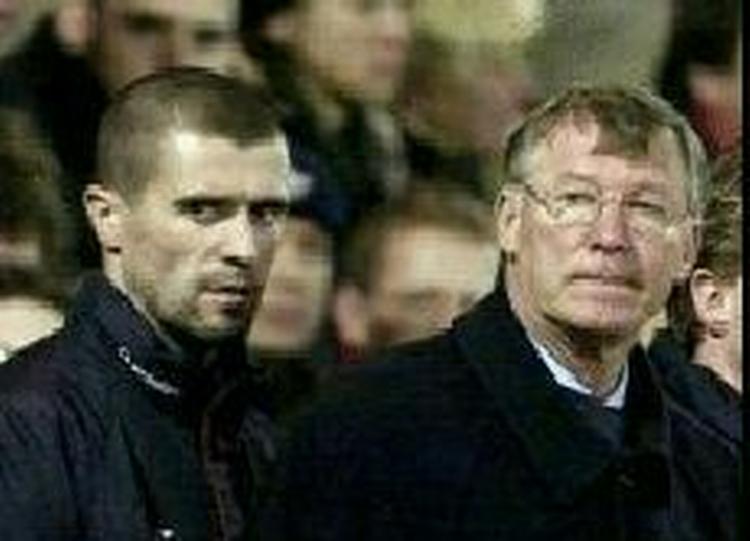 Mesteren og lærlingen. Alex Ferguson (t.h.) foreslår Roy Keane som manager i Manchester United fra sommeren 2006. - Foto/AP 