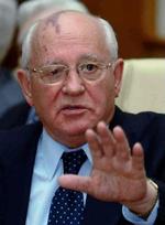 Ex-præsident Mikhail Gorbatjov da han talte til 20-årsjubilæet for perestrojka. - Foto: AP 