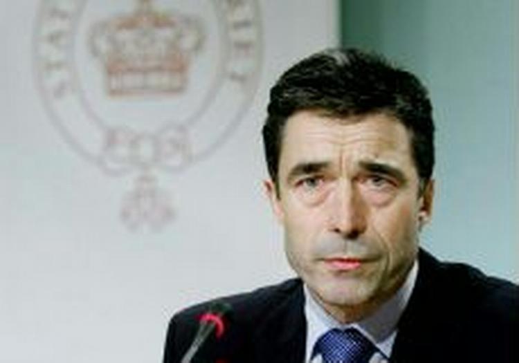 »Jeg er sikker på, at det er en glæde, som hele den danske befolkning vil tage del i«, siger Anders Fogh Rasmussen om den kongelige nyhed. - Foto: Camilla Stephan 