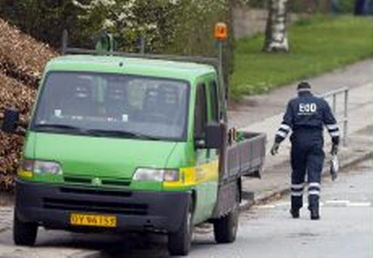 Politiet ved endnu ikke, hvem der har efterladt sprængstoffet i Reykaviksgade. - Foto: Rasmus Baaner 