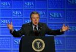 Det var på en konference om små virksomheder, at præsident George W. Bush i går imødekom kritikken af de høje energipriser med en anbefaling af atomkraft. - Foto: AP 