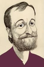 Ebbe Kløvedal Reich. - Tegning: Anne-Marie Steen Petersen 