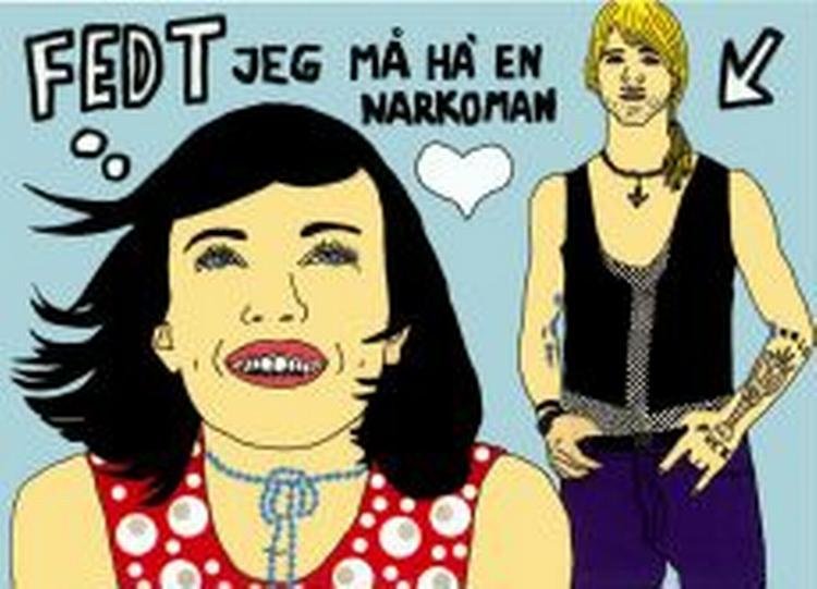 LIVSLEDSAGER. Livet er stort, at vælge er svært, måske en narkoman i glamrock-version er det rigtige ...   llustration fra bogen: Wendy &amp;amp; Lisa/Underwerket 
