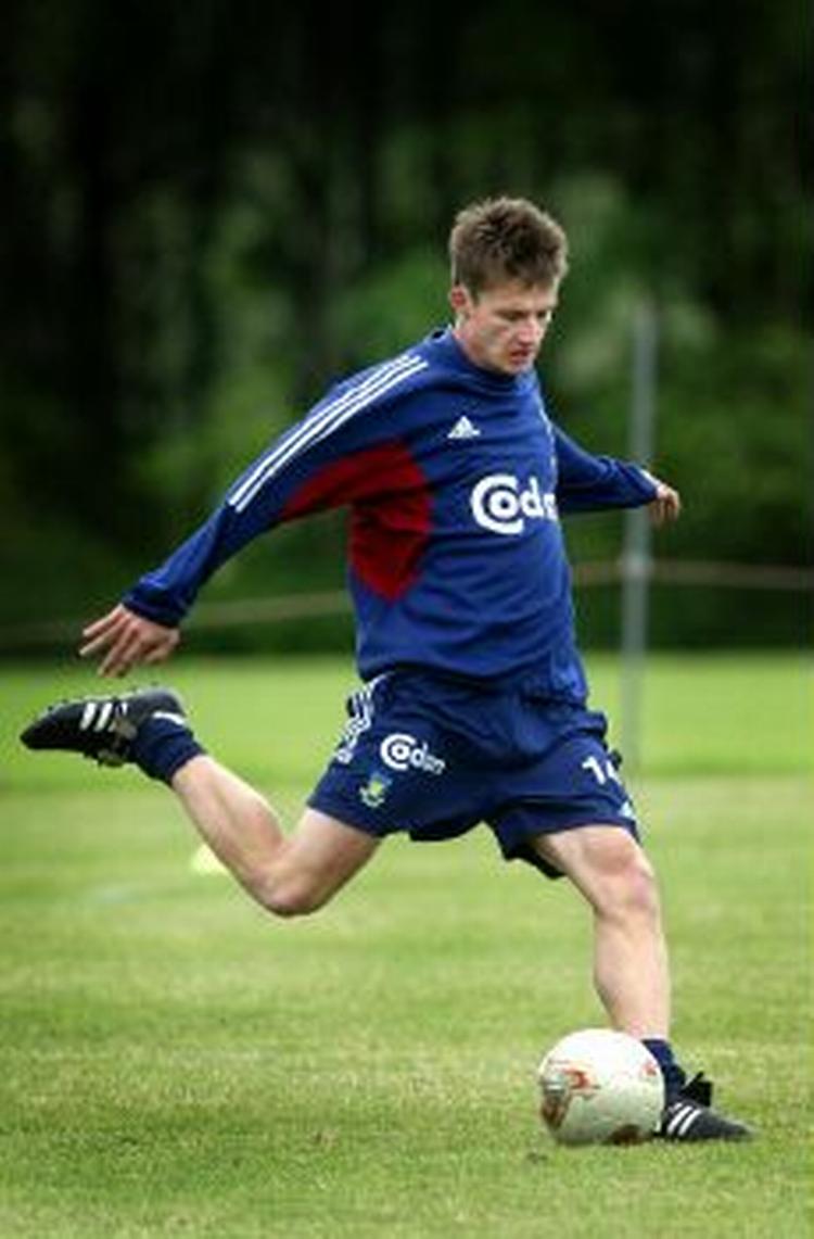 Mads Jørgensen har været syg i løbet af ugen, men meldes klar til kamp i eftermiddag. - Arkivfoto: Thomas Sjørup 