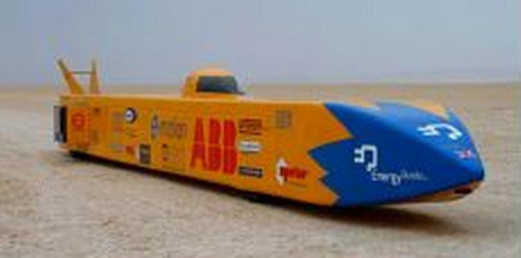 Ingeniørerne håber at bilen kan nå på en hastighed af 394 kilometer i timen. - Foto: AP 