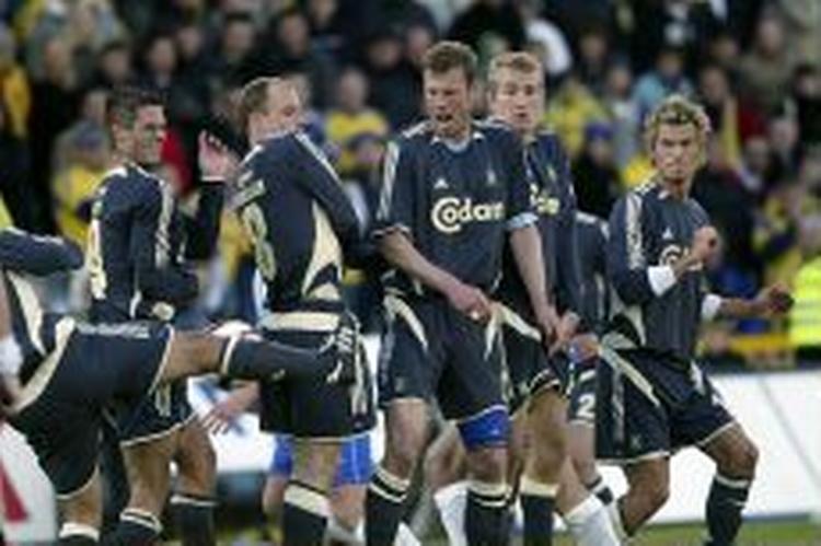 Brøndby fik ikke fuld valuta for drømmestart og blev sat under pres i Odense. - Foto: Lars Skaaning 