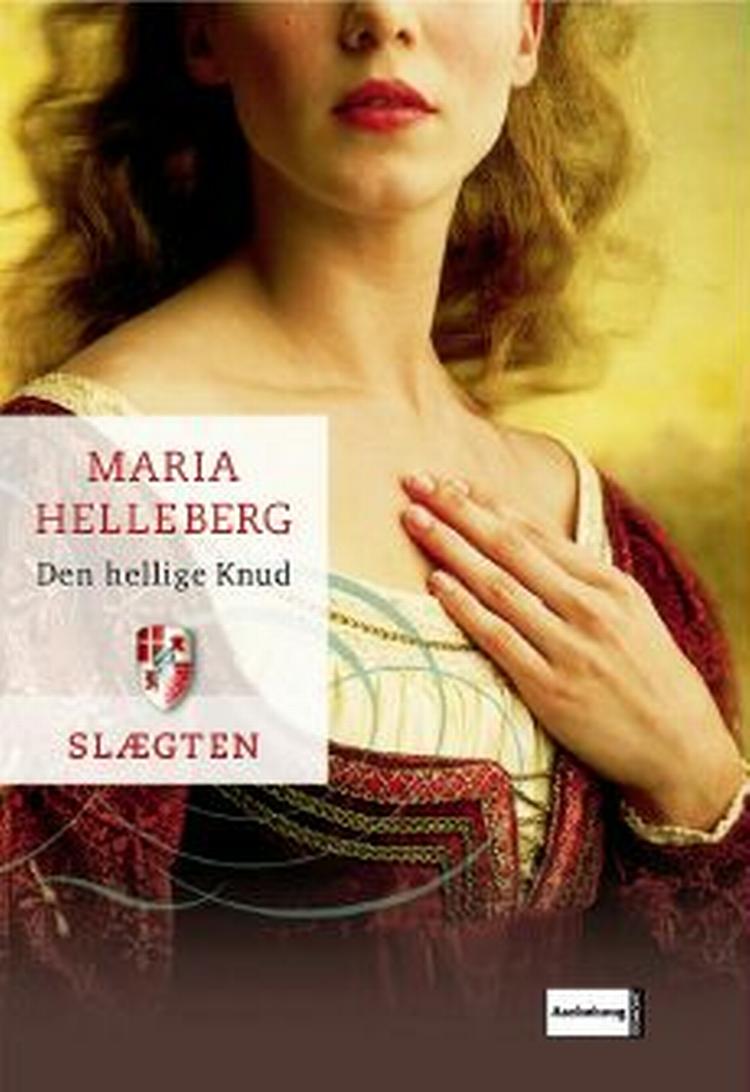 SLÆGTEN. Den første roman om 1.000 års dansk historie er skrevet af Maria Helleberg og har fået titlen  Den hellige Knud . Serien er planlagt til 25 bind.   Foto af forsiden 
