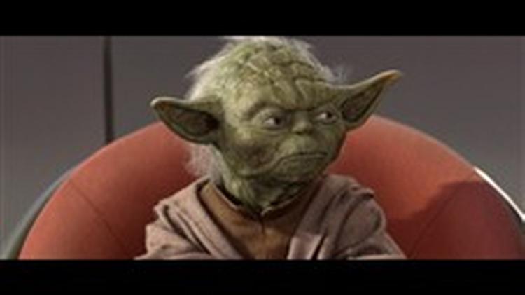 »Frygten er vejen til den mørke side. Frygt fører til vrede. Vrede fører til had. Had fører til lidelse«, siger jediriddernes åndelige overhoved, Yoda.   Foto: Twentieth Century Fox 