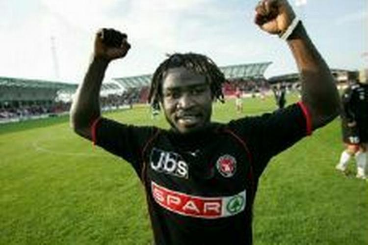 Razak Pimpong stod for kampens sidste scoring. - Arkivfoto: Erik Kragh 