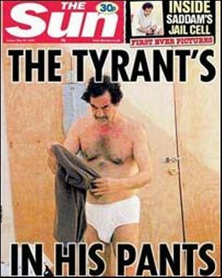The Sun's forside fredag. 