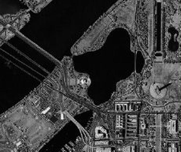 Satellitfoto af Washington D.C. - Arkivfoto: AP 