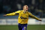 En flyvende Thomas Kahlenberg kan være på vej til Liverpool-klubben Everton. - Arkivfoto: Jens Dresling. 