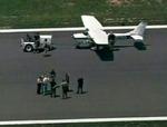 Det var dette Cessna-fly der var sekunder fra nedskydning, efter at det havde skabt panik i Det Hvide Hus. - Foto: AP 