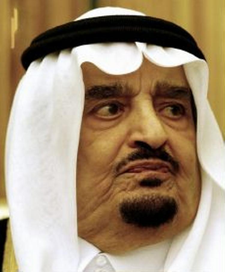 Kong Fahd på et billede fra oktober 2003. - Arkivfoto: AP 