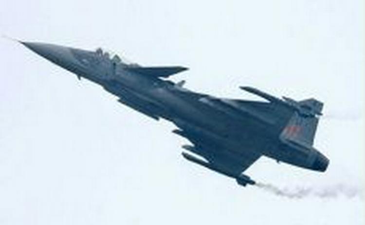 Det er Sveriges tredje flystyrt med Grippen-jagerflyet. - Foto: AP 