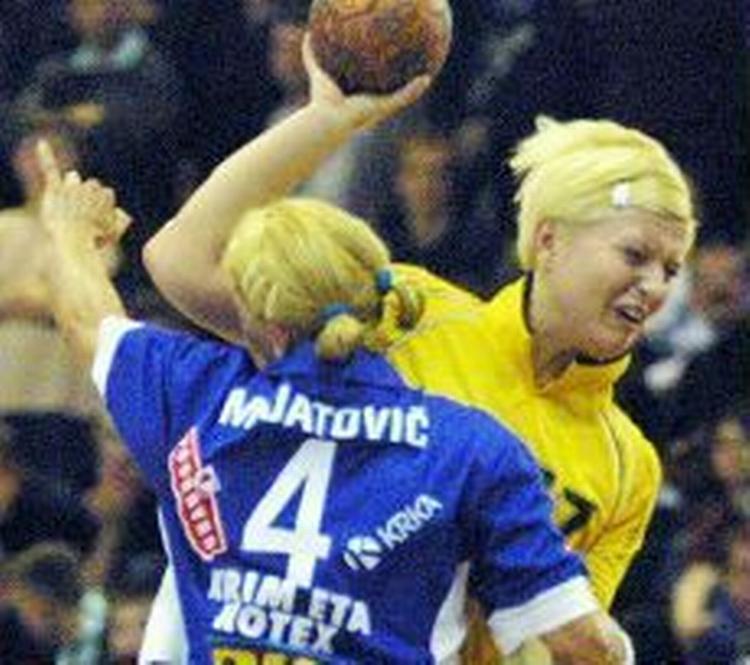 Ikast-Bordings Kirstine Andersen i aktion i Europ Cup'en. - Arkivfoto: AP 