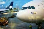 Et SAS-fly klar til afgang i Københavns Lufthavn. - Arkivfoto: Thomas Borberg 