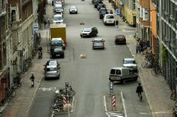 Det var her på Guldbergsgade, opgøre fandt sted lørdag. - Foto: Martin Lehmann 
