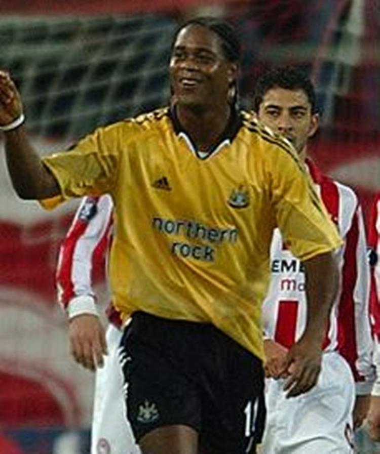 Kluivert, her i Newcastles udebanedragt, skal tilbage til Spanien. - Foto: AP 