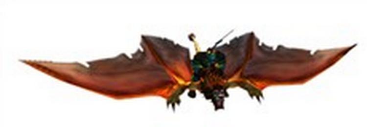 I spillet World of Warcraft kan flagermusen her flyve spillerne fra by til by. 