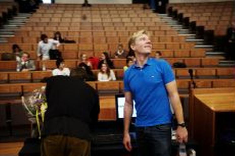 Bjørn Lomborg er netop blevet udnævnt til professor på Handelshøjskolen i København. - Foto: Klaus Holsting 