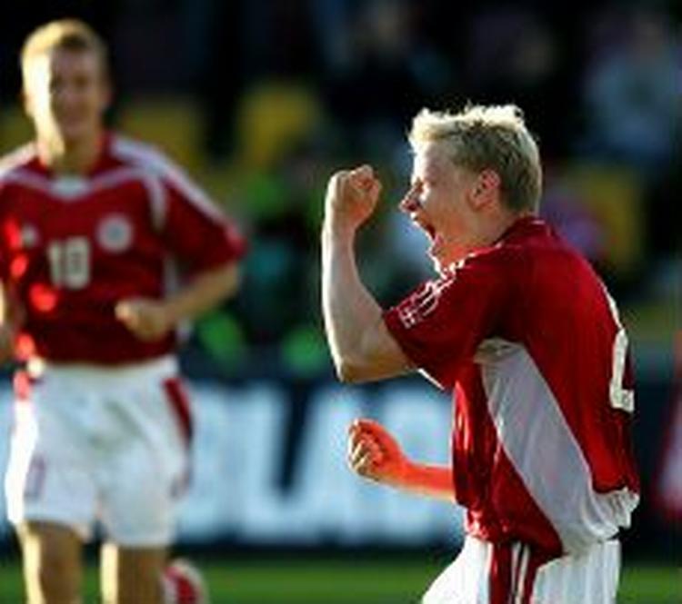 Jacob Sørensen jubler efter sin scoring til 3-0. - Foto: Lars Poulsen 