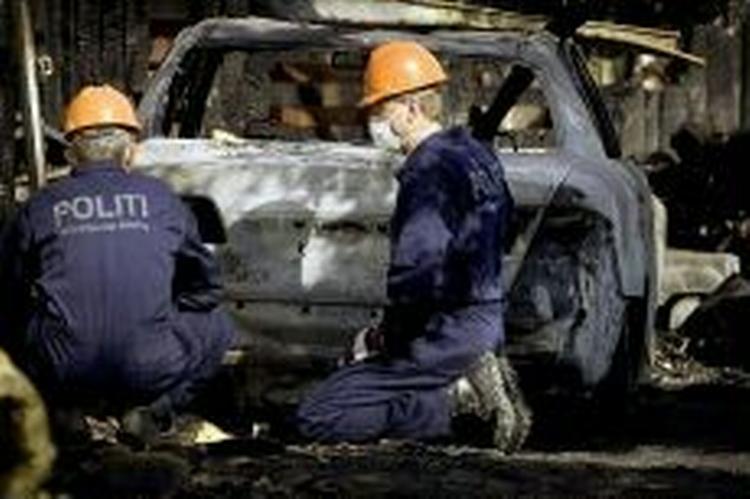 Allerede fire minutter familien Hvilshøj slog alarm var politiet fremme på adressen. - Foto: Jens Dresling 