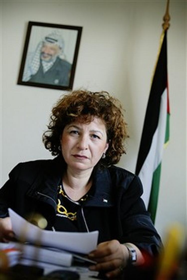 Repræsentanten i Danmark for Det palæstinensiske Selvstyre, Maie F. Sarraf, ønsker at undgå hævn på Nørrebro.   Foto: Jan Grarup 