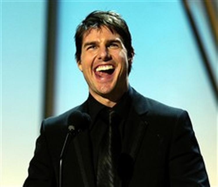 Skuespilleren Tom Cruise veksler mellem at skyggebokse med sig selv på tv og udtale sig nedladende om tidligere kolleger. - Foto: AP 