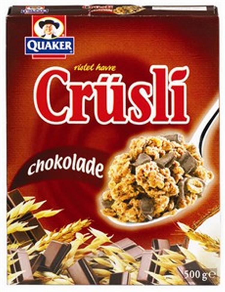 Forbrugeren selv må vælge, hvad han spiser mener producenten af Crüsli, som scorer dårligst i testen. - Foto: Forbrugerrådets blad Tænk 