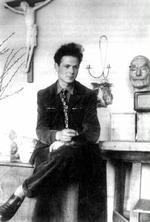 Peter Seeberg i 1950.   Foto fra bogen  Peter Seeberg og Hald 