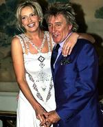 Rod Stewart og Penelope Lancaster. - Arkivfoto: AP 