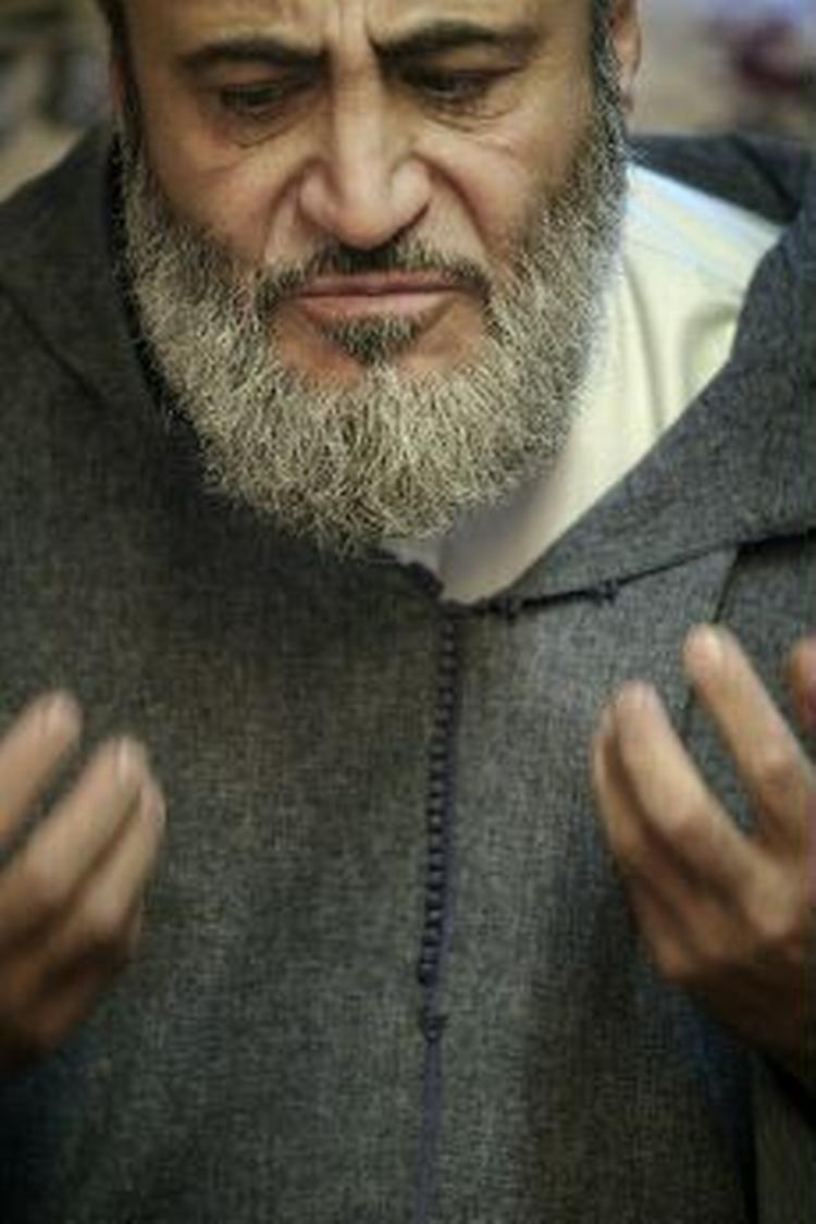 Imam Abu Laban vil samle ind til den dræbtes familie. - Foto: Peter Hove Olesen 