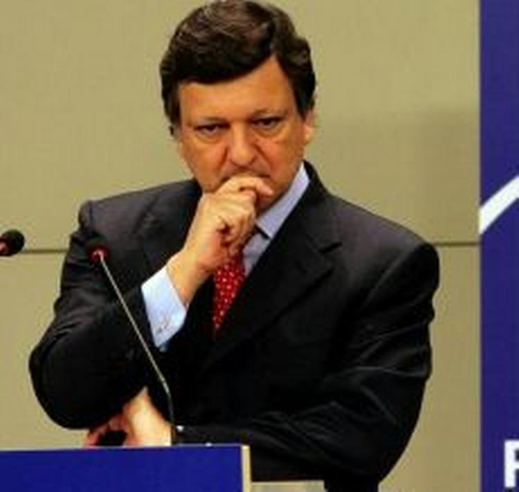 En tænksom Barroso på et pressemøde efter det hollandske nej. - Arkivfoto: AP 