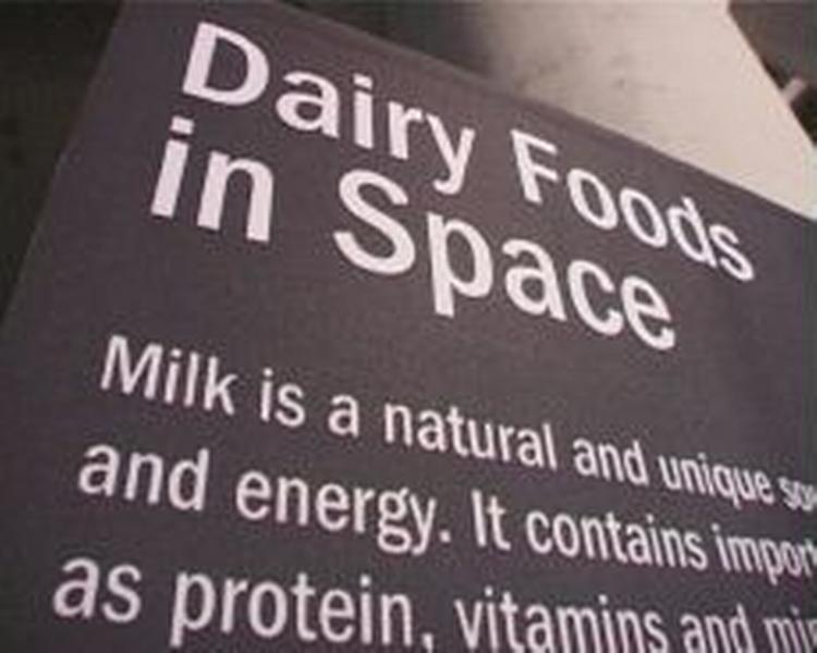 Arla laver mælkeprodukter, der kan nydes i rummet. - Foto: Localeyes 